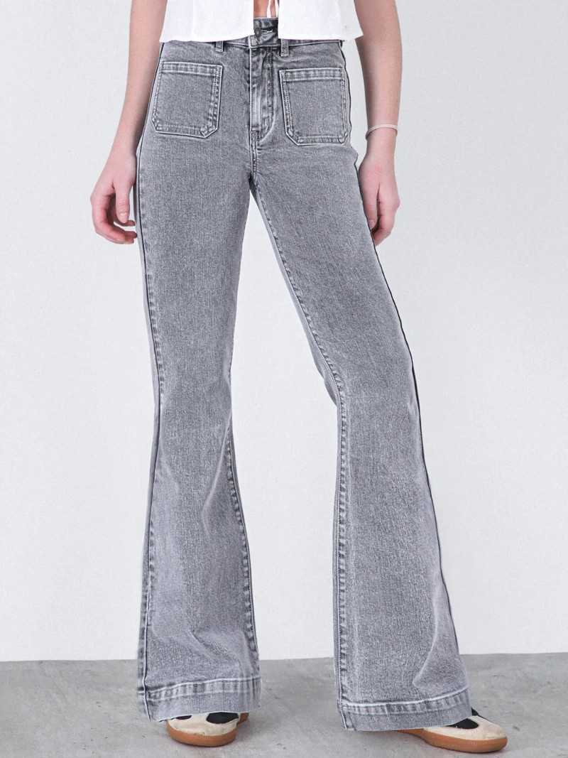 PANTALÓN MUJER RAINDOOR ALGODÓN FLARE - 2