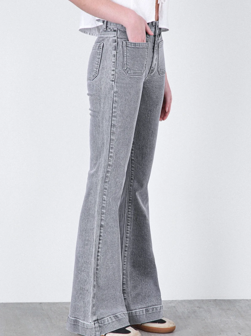 PANTALÓN MUJER RAINDOOR ALGODÓN FLARE - 3
