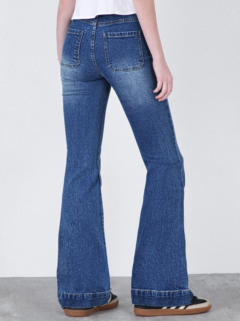 PANTALÓN MUJER RAINDOOR ALGODÓN FLARE - 4