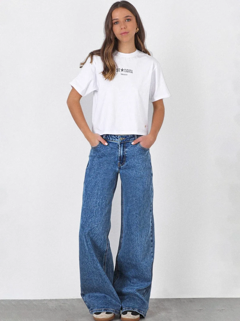 PANTALÓN MUJER RAINDOOR ALGODÓN TIRO BAJO - 1