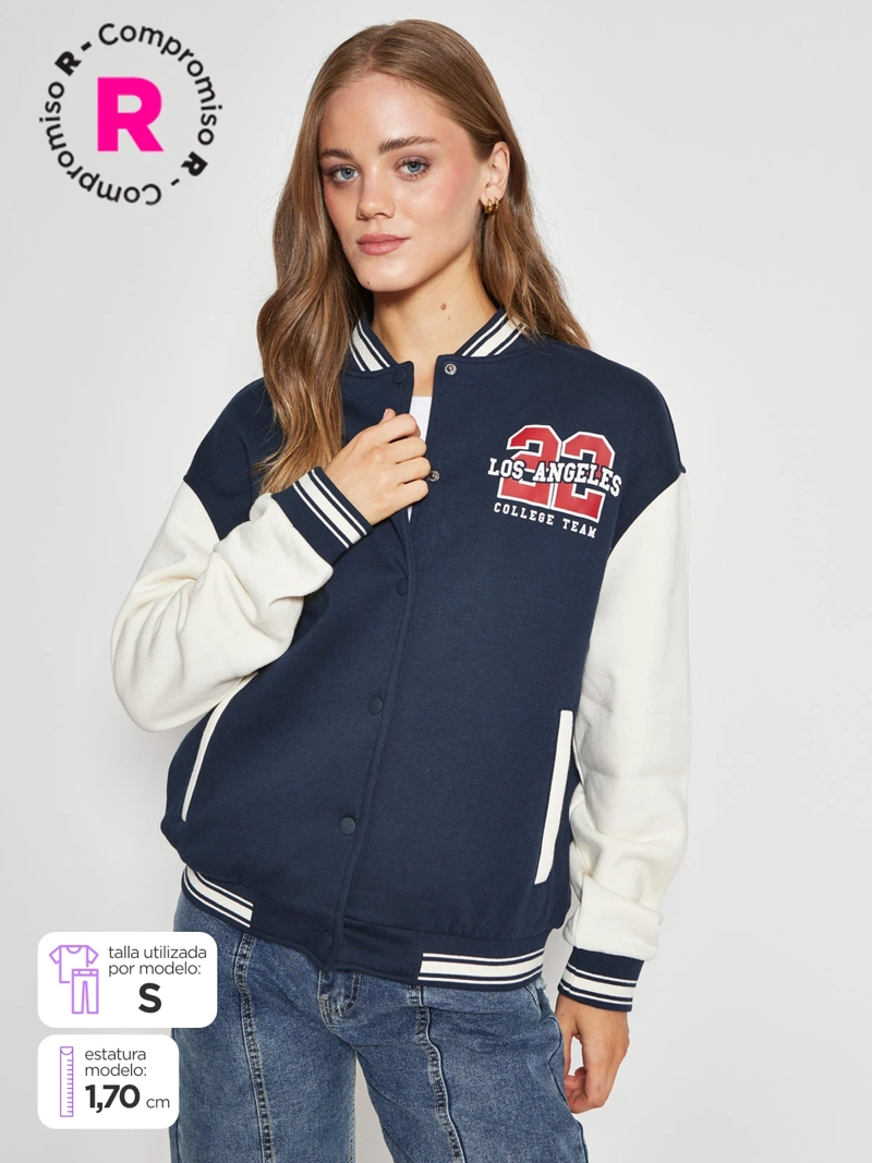 CHAQUETA MUJER INDEX ALGODÓN BOMBER - 1