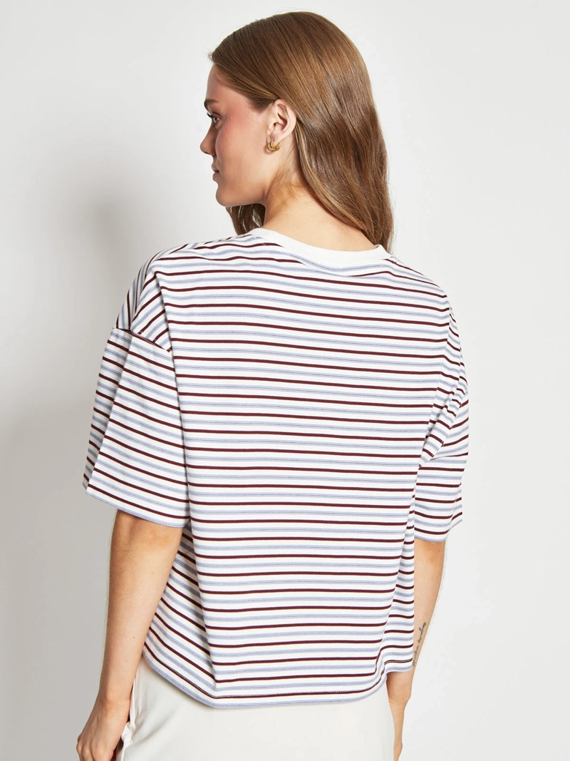 POLERA MUJER INDEX ALGODÓN MANGA CORTA BÁSICA - 2