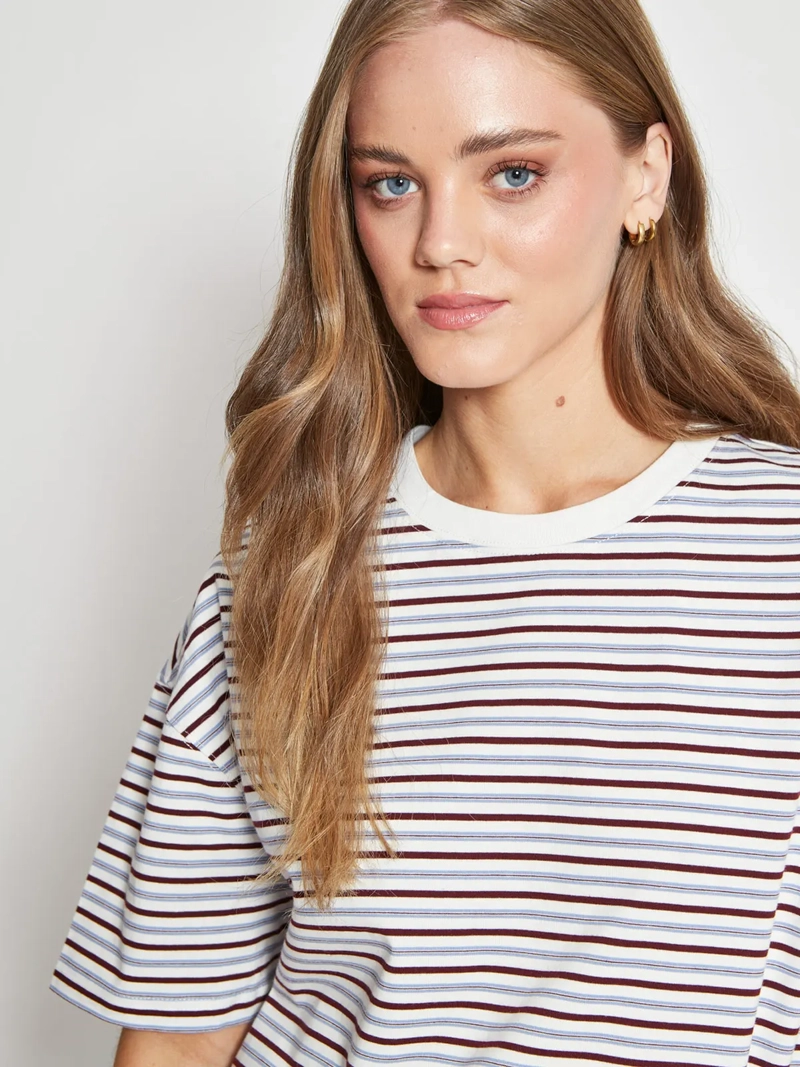 POLERA MUJER INDEX ALGODÓN MANGA CORTA BÁSICA - 3