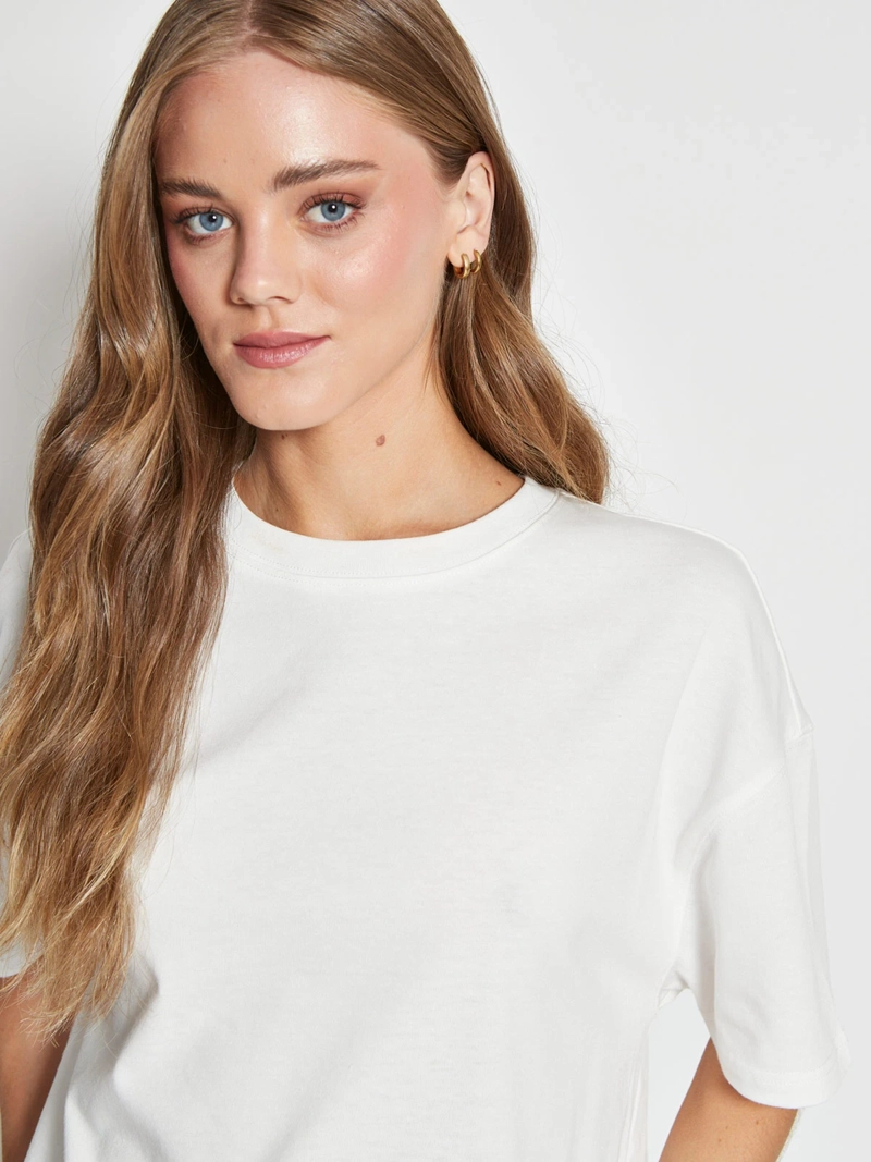 POLERA MUJER INDEX ALGODÓN MANGA CORTA BÁSICA - 3