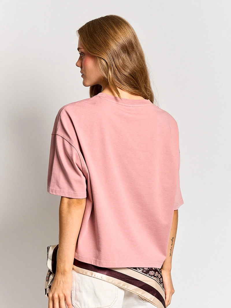 POLERA MUJER INDEX ALGODÓN MANGA CORTA BÁSICA - 2