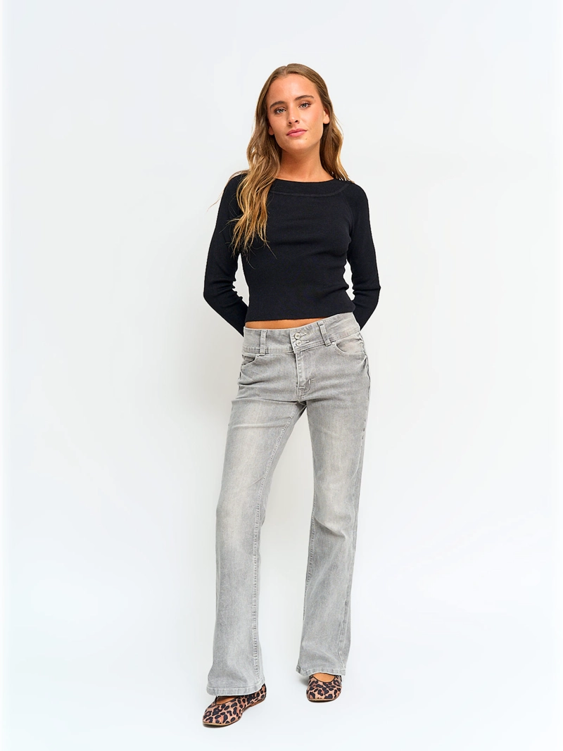 SWEATER MUJER INDEX MANGA LARGA HOMBROS DESCUBIERTOS - 4