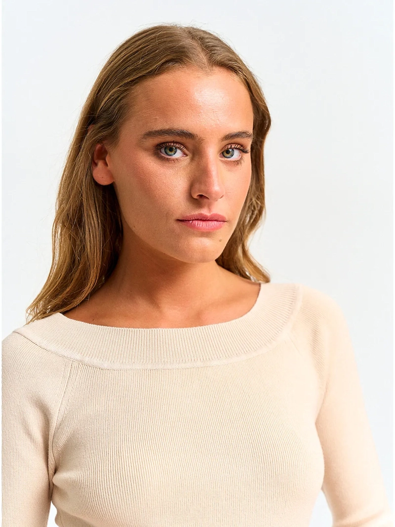 SWEATER MUJER INDEX MANGA LARGA HOMBROS DESCUBIERTOS - 3