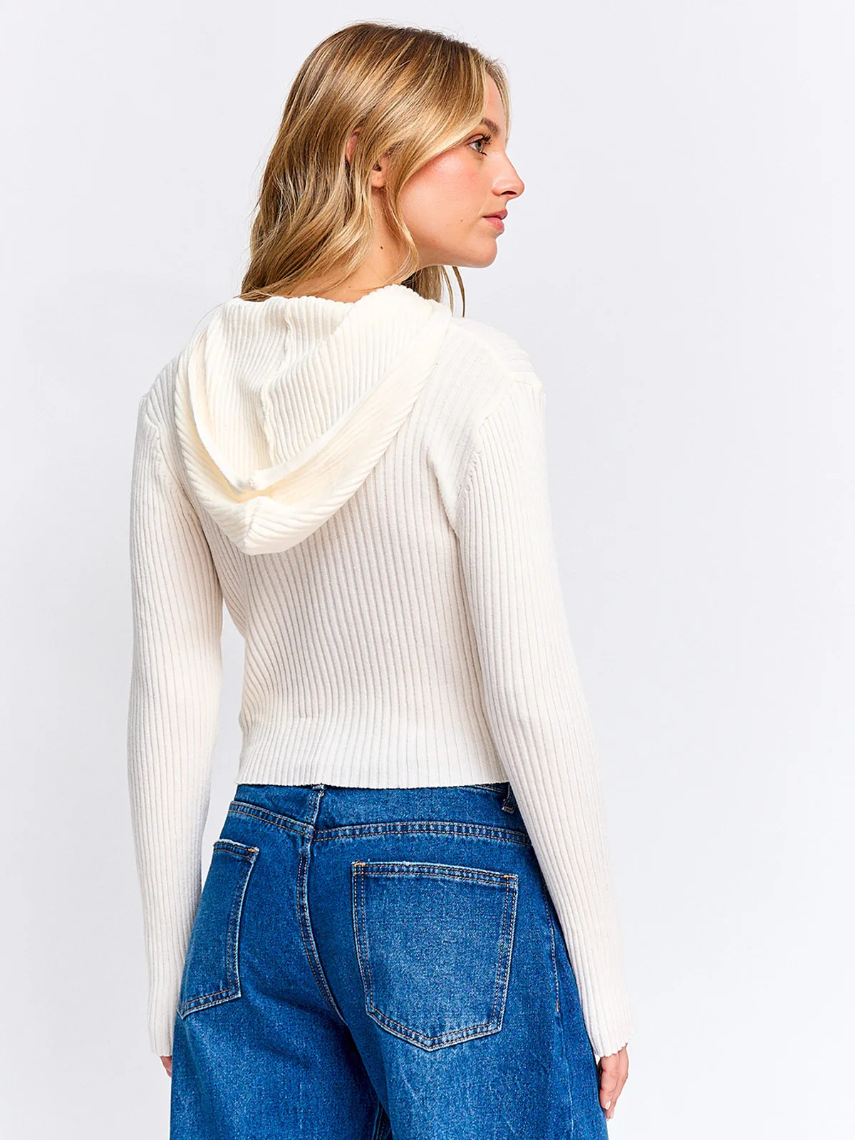 CARDIGAN MUJER INDEX CAPUCHA - 2