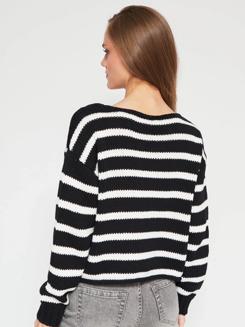 SWEATER MUJER INDEX ALGODÓN MANGA LARGA BÁSICO - 2