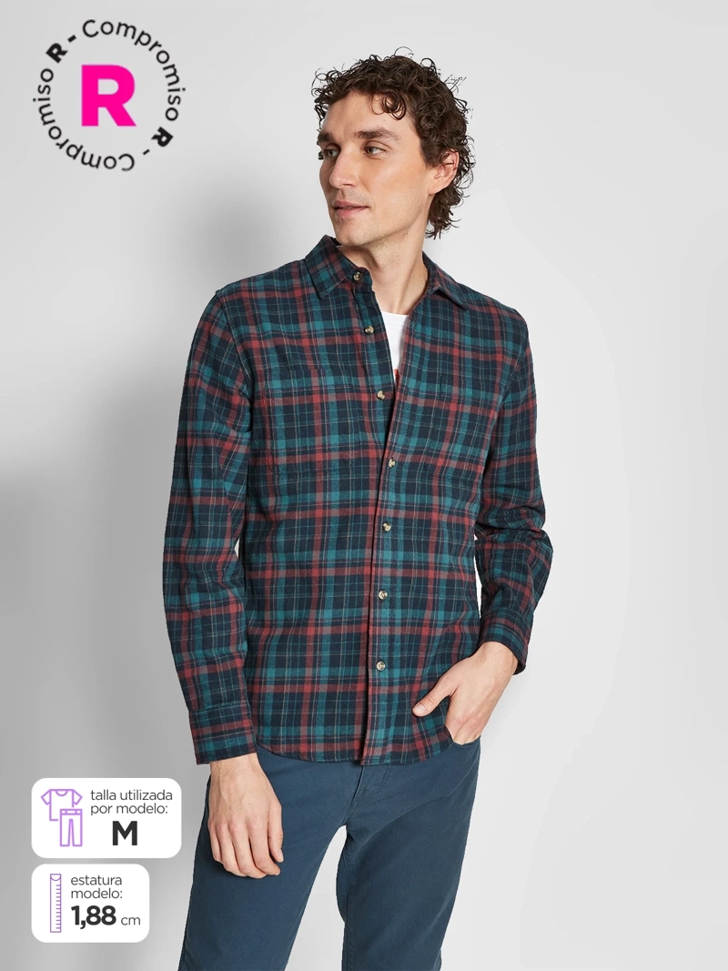 CAMISA HOMBRE AEROPOSTALE ALGODÓN MANGA LARGA - 1