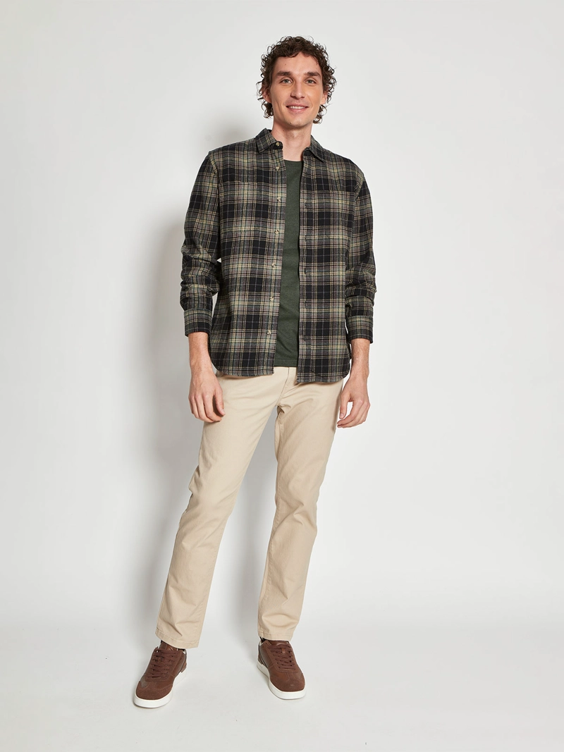CAMISA HOMBRE AEROPOSTALE ALGODÓN MANGA LARGA - 4