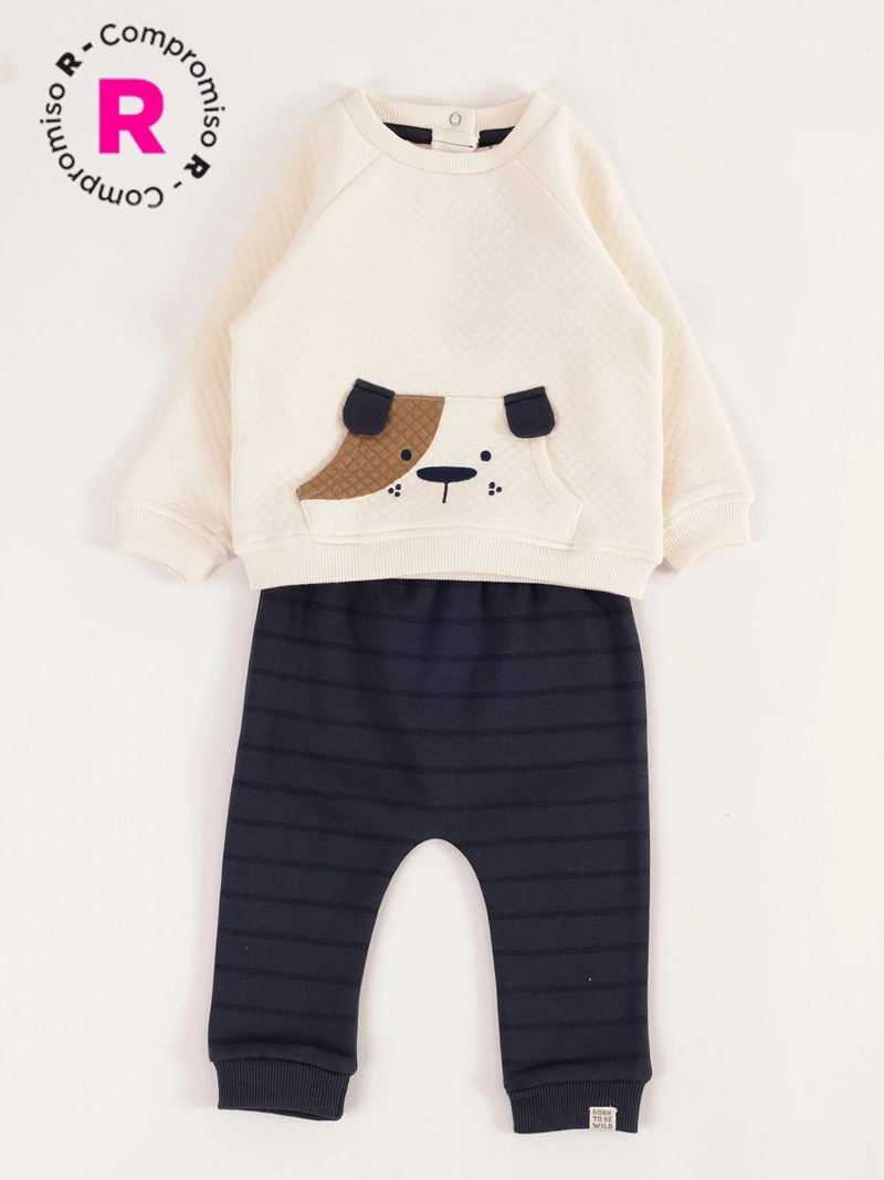 CONJUNTO NIÑO BABY HARVEST TEXT - 1