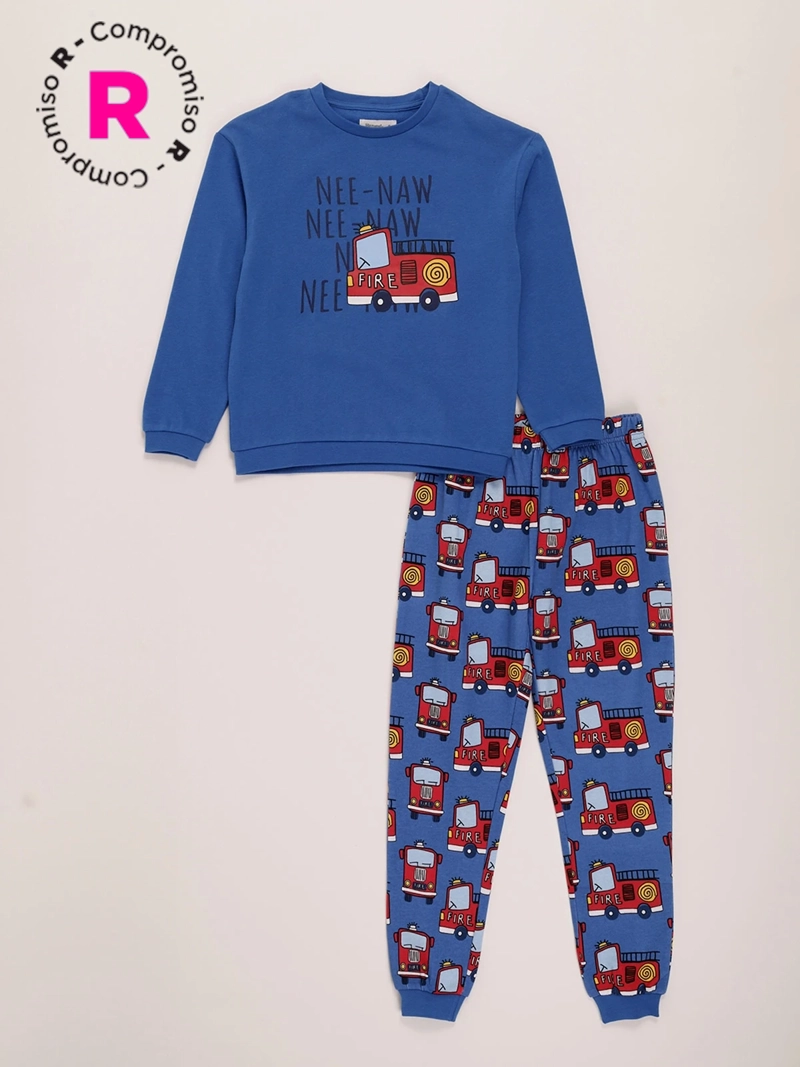 PIJAMA NIÑO HARVEST BOMBEROS