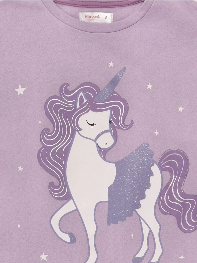 PIJAMA NIÑA HARVEST UNICORNIO - 3