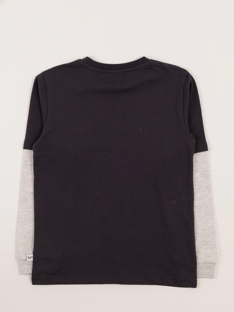 POLERA MANGA LARGA NIÑO HARVEST DOBLE - 2