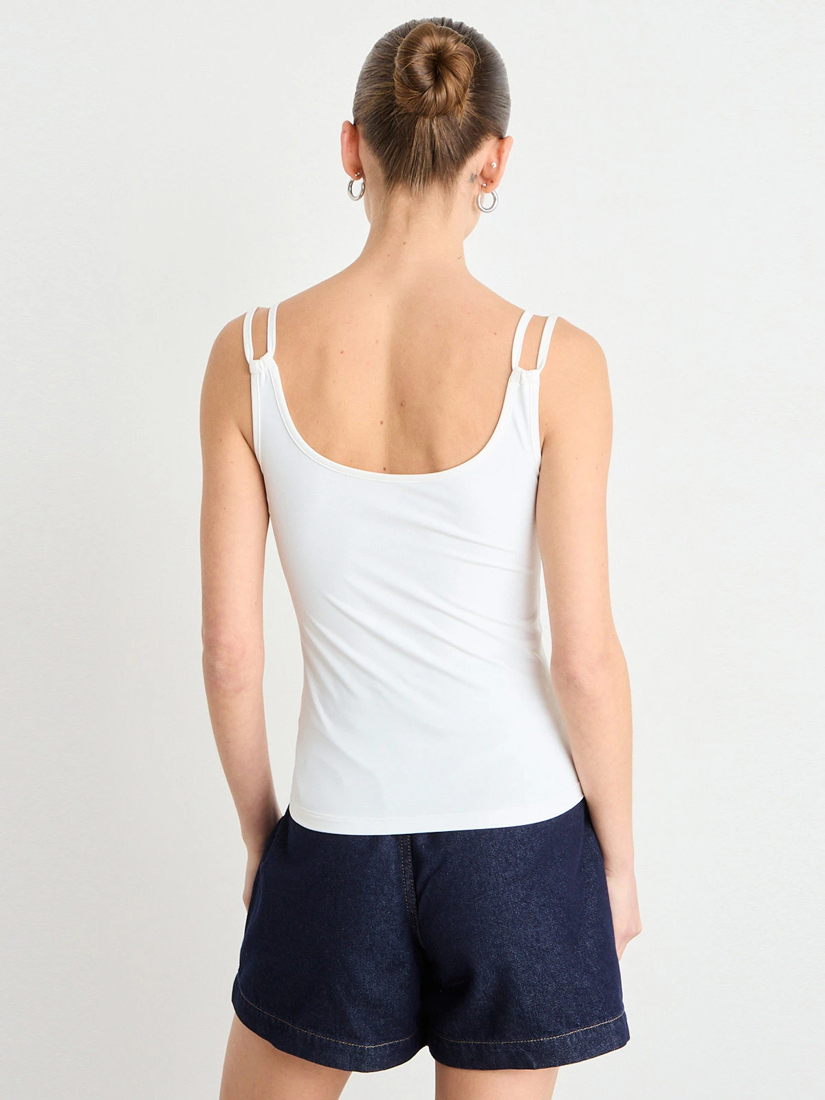 POLERA MUJER IO BÁSICA TIRANTE DOBLE - 2