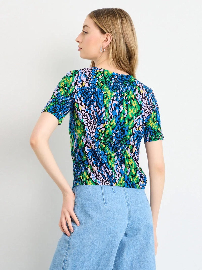 POLERA MUJER IO RIB RECOGIDO - 2
