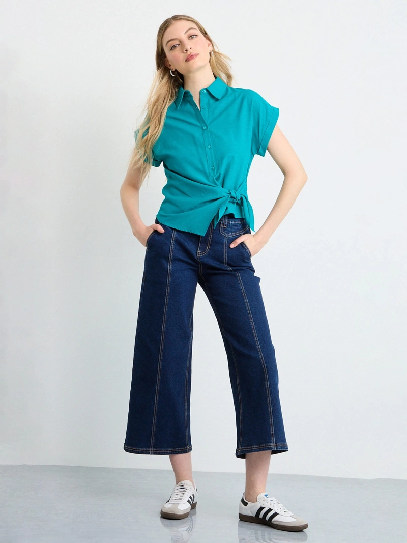 BLUSA MUJER IO MANGA CORTA - 1