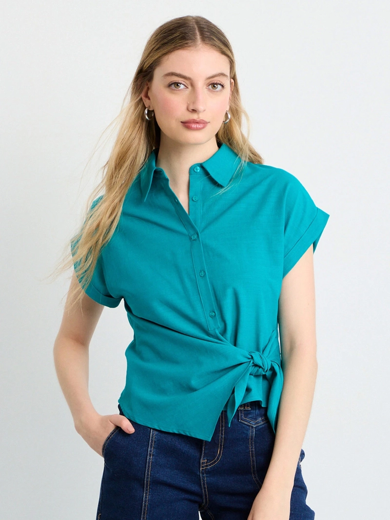 BLUSA MUJER IO MANGA CORTA - 3