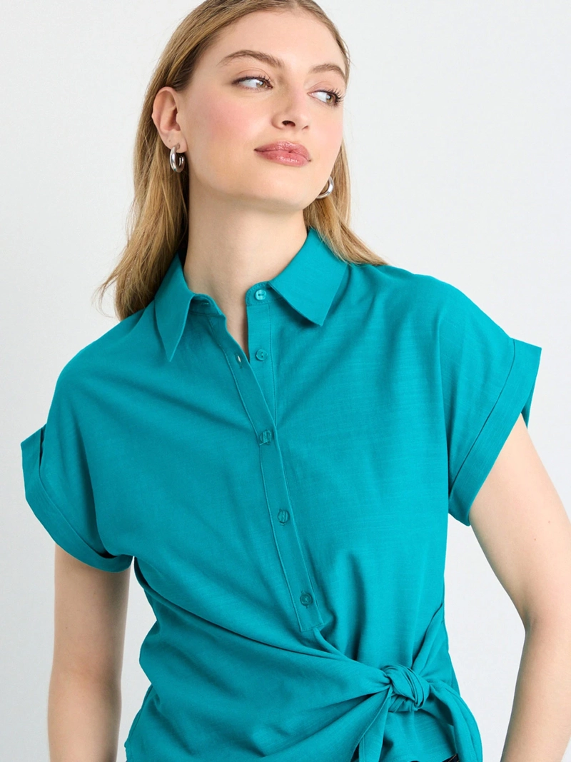 BLUSA MUJER IO MANGA CORTA - 5