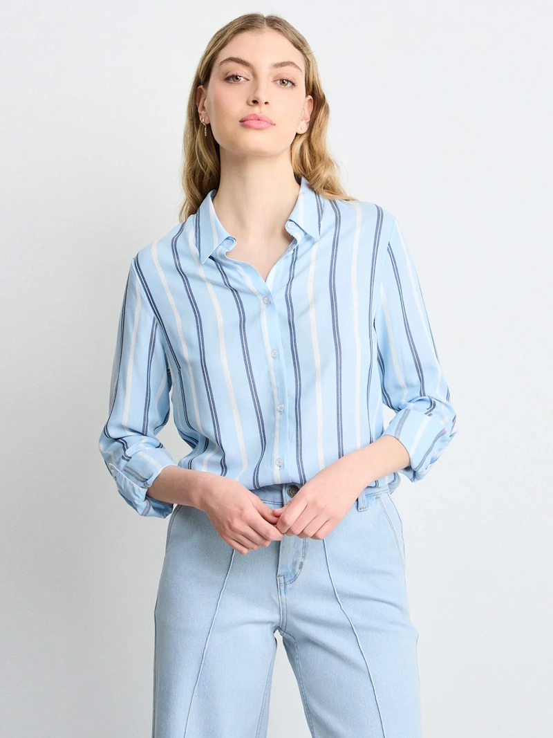 BLUSA MUJER IO CAMISERA LISTADA - 1