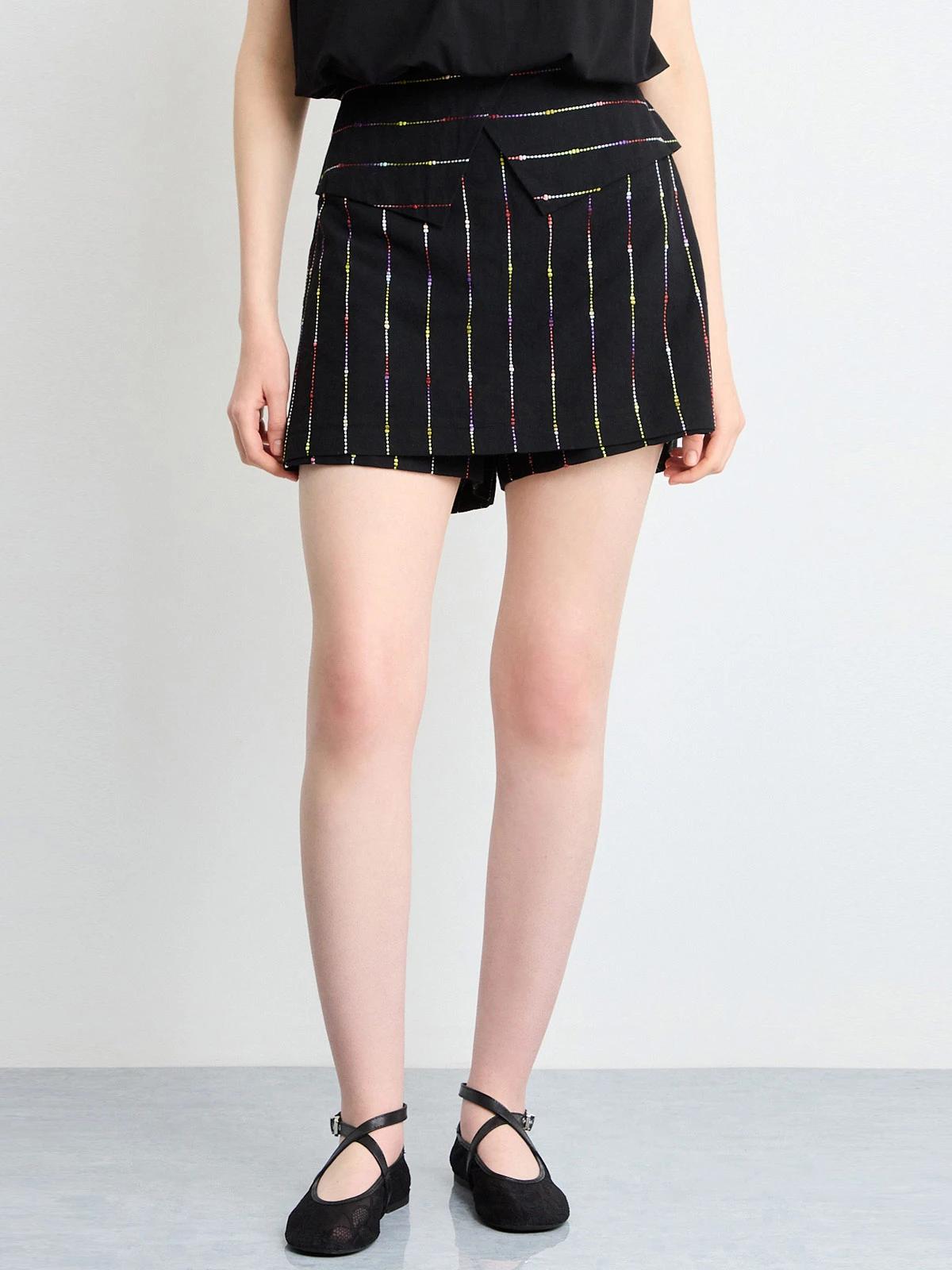 FALDA SHORT MUJER IO ALGODÓN  - 1