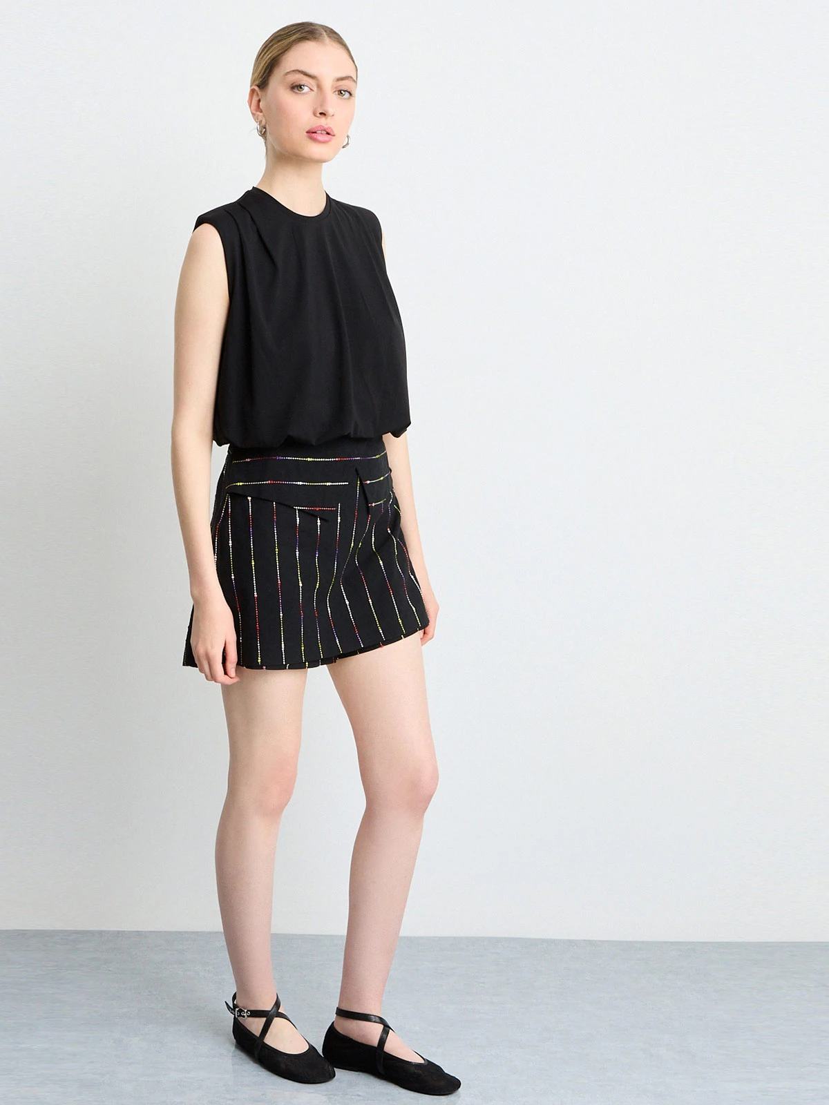 FALDA SHORT MUJER IO ALGODÓN  - 5