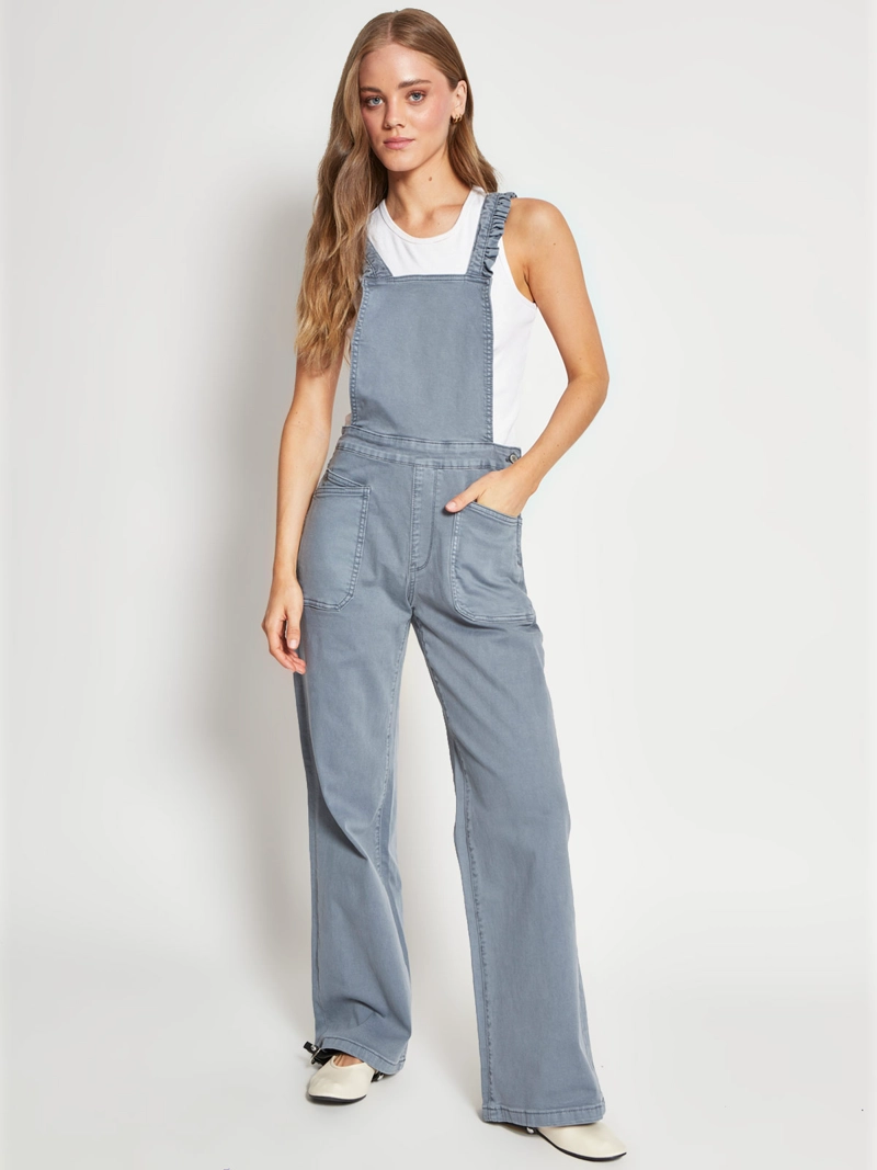 JARDINERA MUJER AEROPOSTALE ALGODÓN DENIM - 2