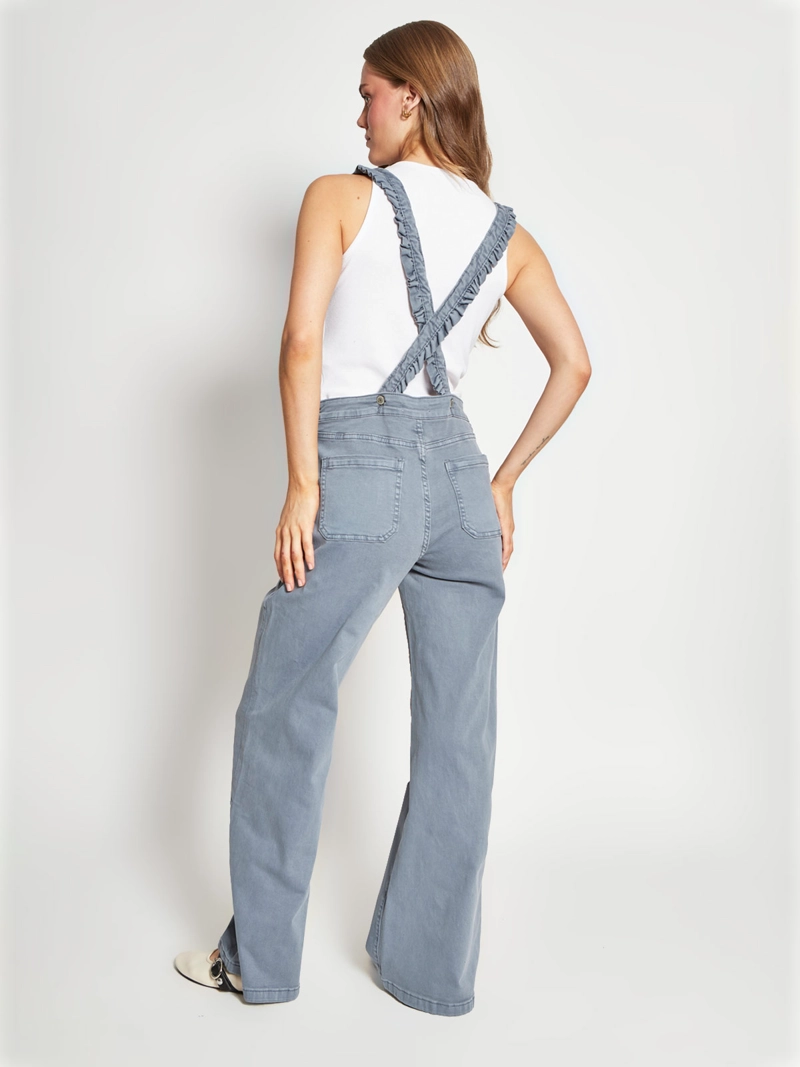 JARDINERA MUJER AEROPOSTALE ALGODÓN DENIM - 3