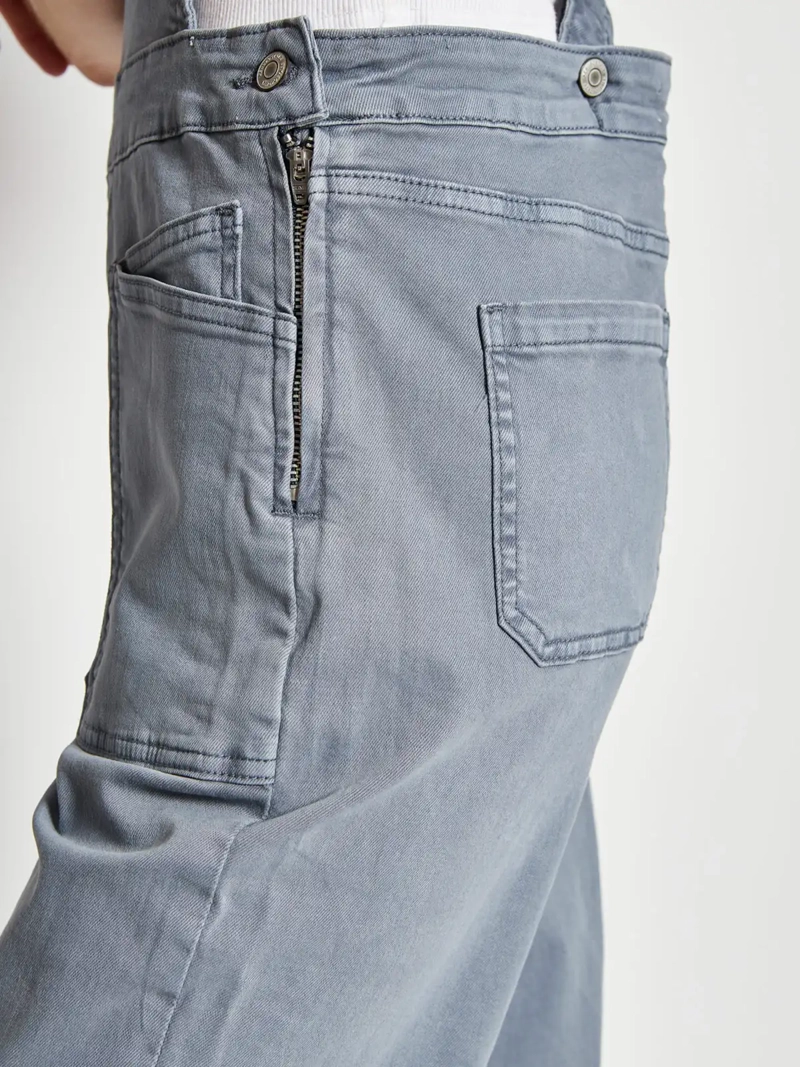 JARDINERA MUJER AEROPOSTALE ALGODÓN DENIM - 4