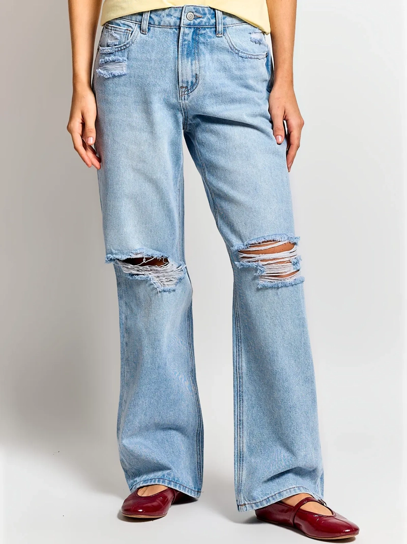 JEANS MUJER AEROPOSTALE ALGODÓN ROTURA - 2