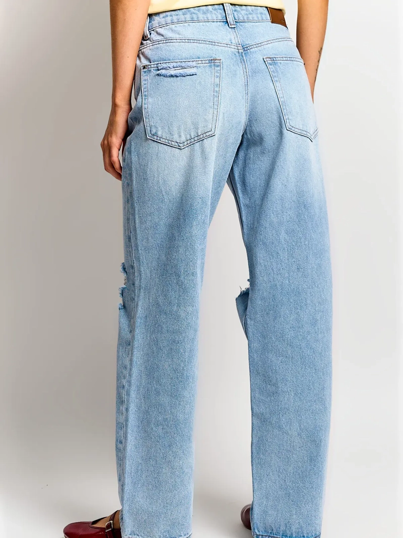 JEANS MUJER AEROPOSTALE ALGODÓN ROTURA - 3