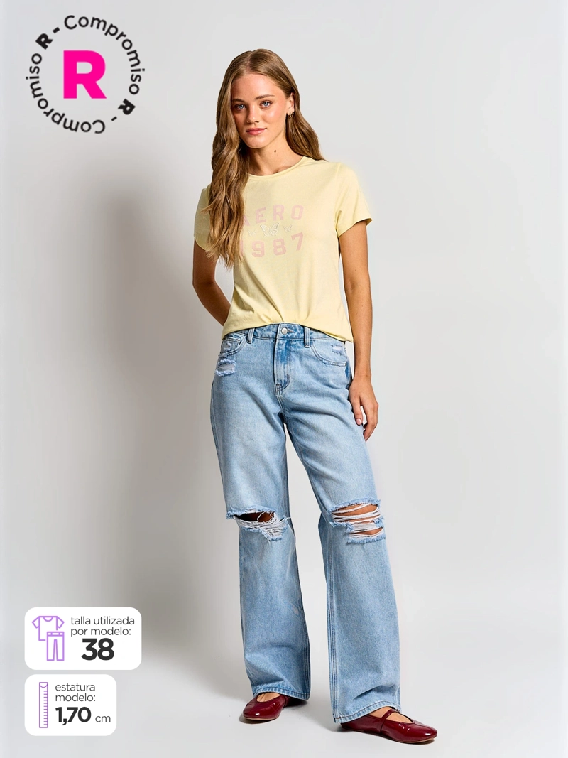 AEROPOSTALE JEANS MUJER AEROPOSTALE ALGODÓN ROTURA