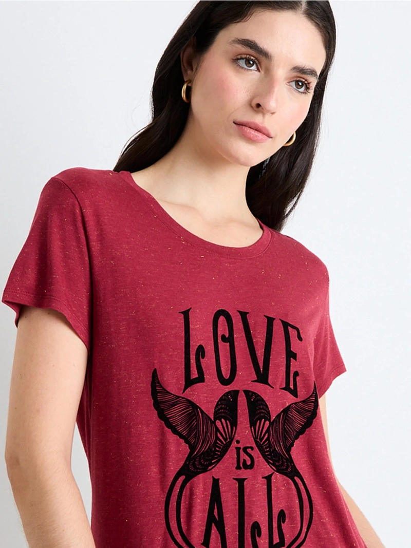POLERA MUJER ASH CUELLO REDONDO MANGA CORTA - 3