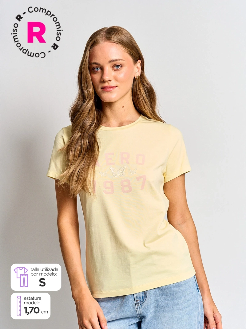 POLERA MUJER AEROPOSTALE ALGODÓN  - 1