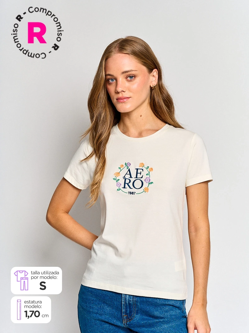 POLERA MUJER AEROPOSTALE ALGODÓN  - 1