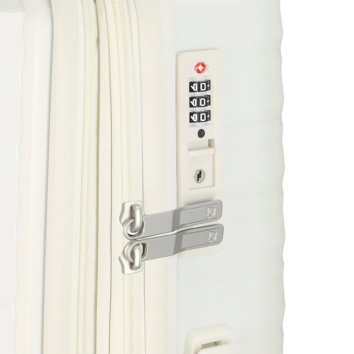 MALETA SAXOLINE TITANIUM L BLANCO - 8