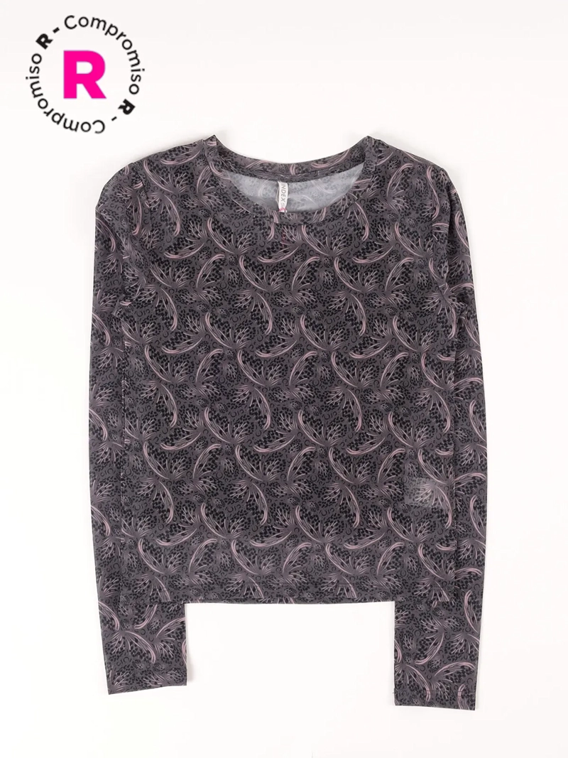 POLERA MANGA LARGA NIÑA INDEX MALLA