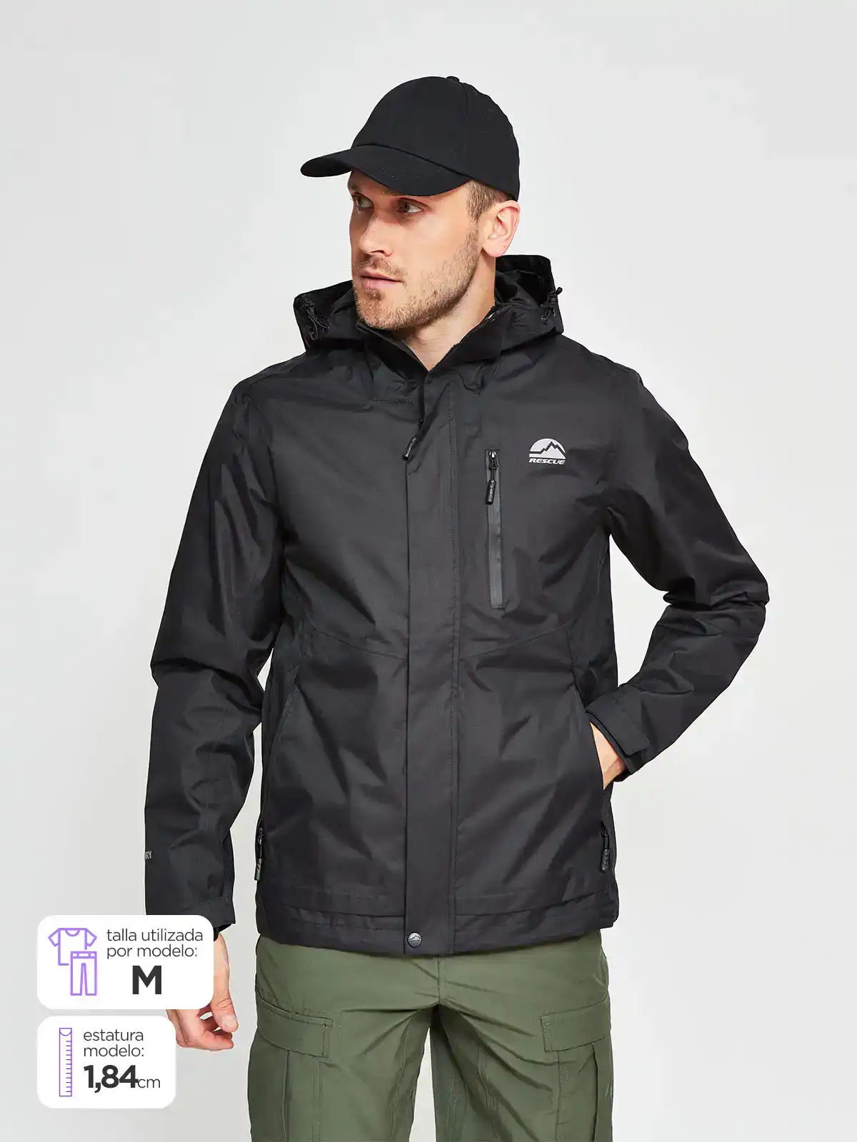 CHAQUETA HOMBRE RESCUE BOHO - 1