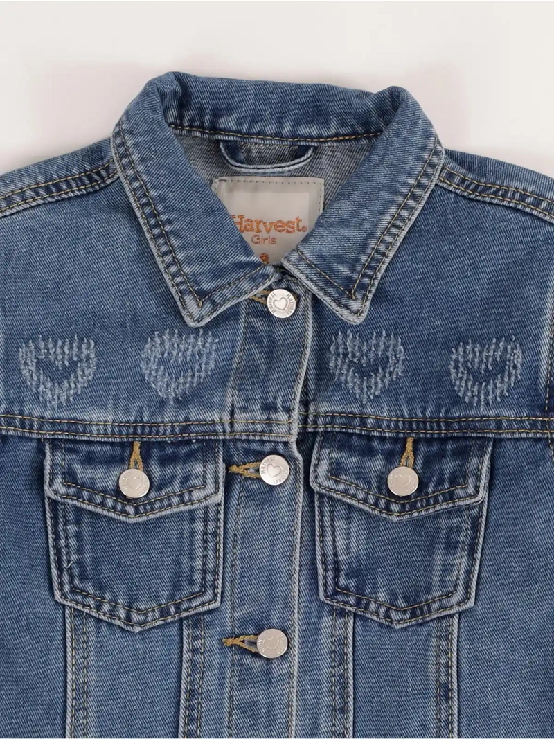 CHAQUETA ALGODÓN NIÑA HARVEST CORAZONES - 3