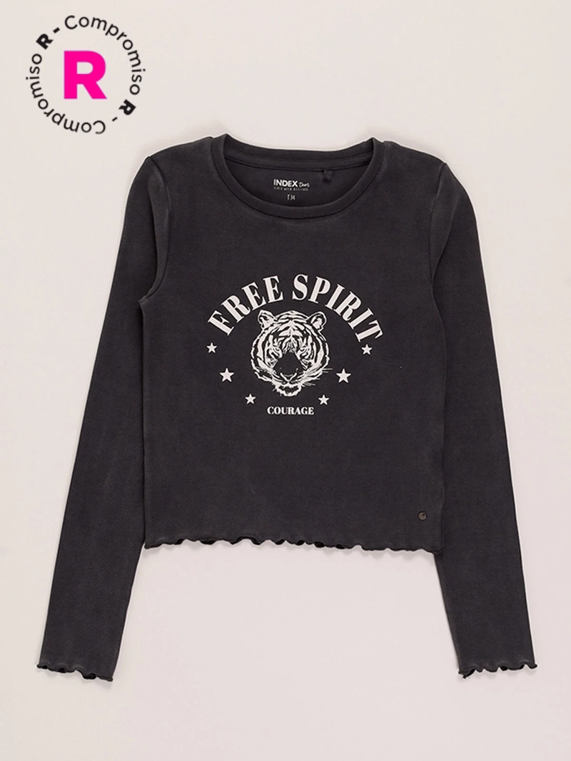 POLERA MANGA LARGA NIÑA INDEX SPIRIT - 1