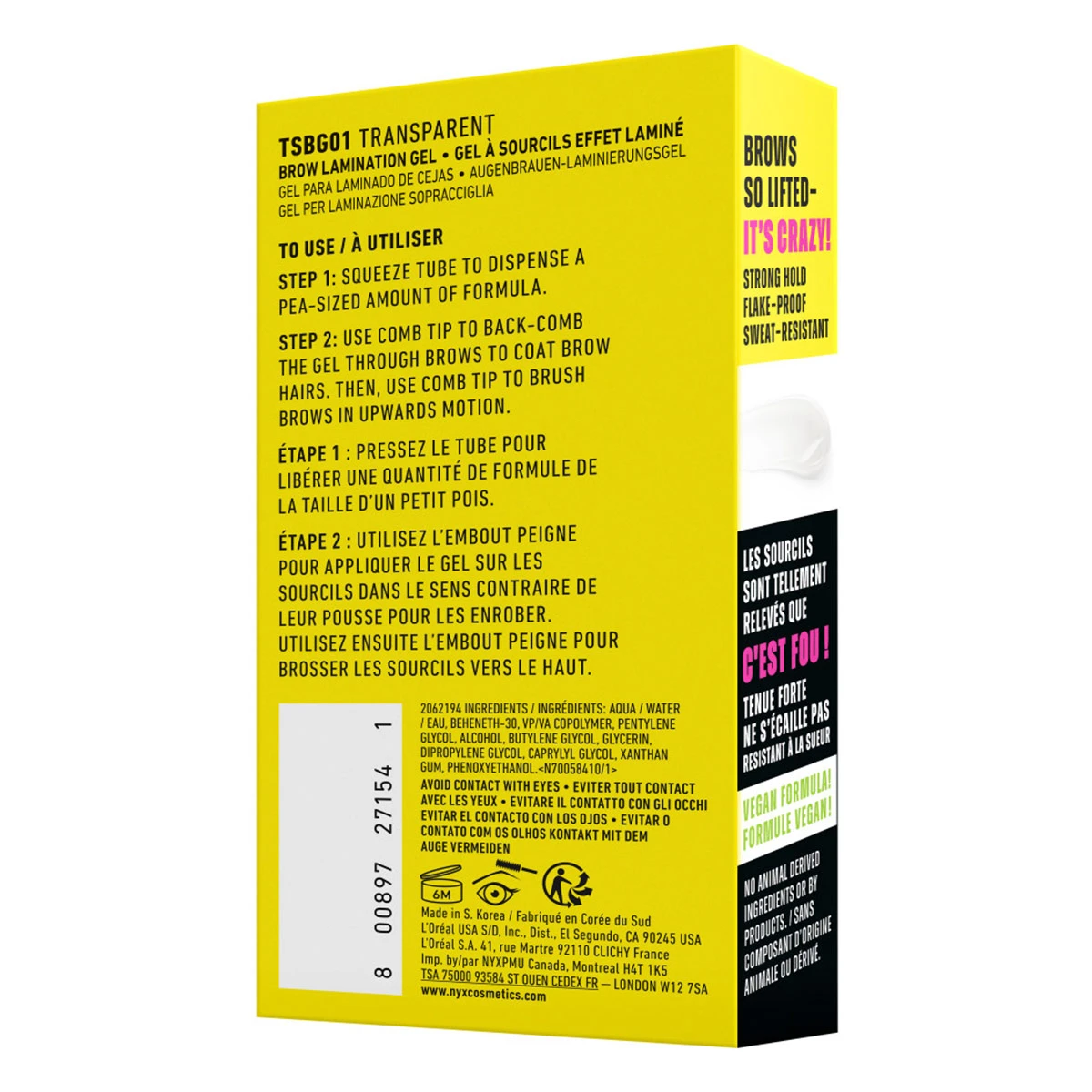 FIJADOR DE CEJAS NYX THE BROW GLUE CRAZY LIFT 01 - 8