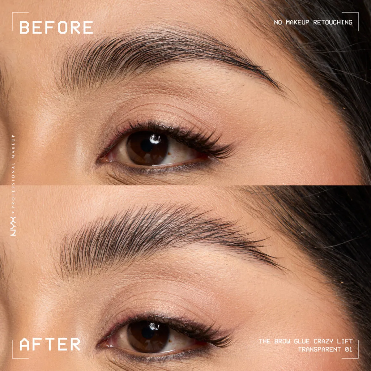 FIJADOR DE CEJAS NYX THE BROW GLUE CRAZY LIFT 01 - 9