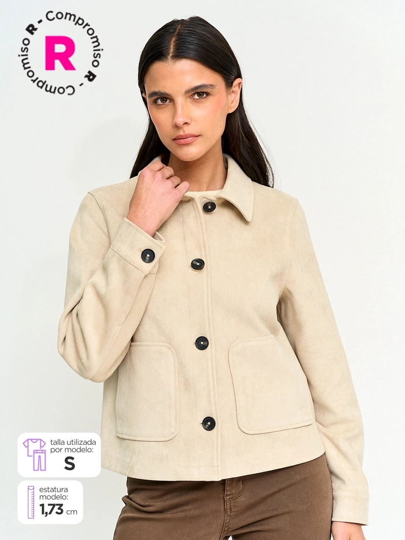 CHAQUETA MUJER MARQUIS EFECTO PIEL - 1