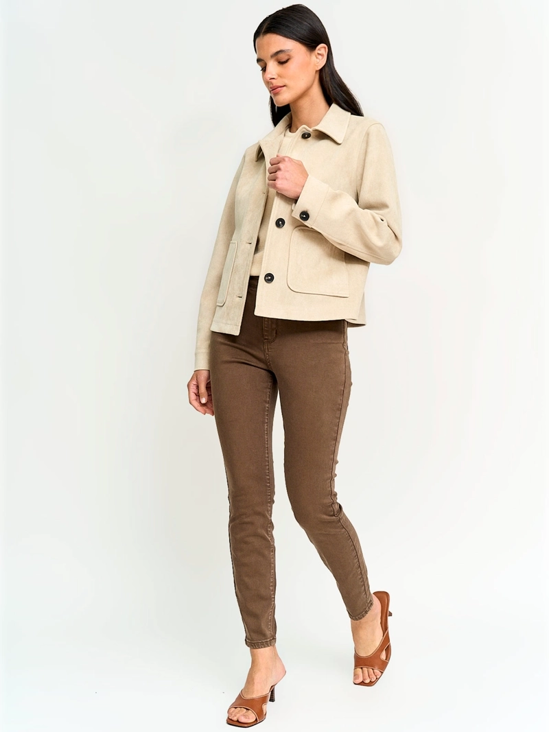 CHAQUETA MUJER MARQUIS EFECTO PIEL - 4