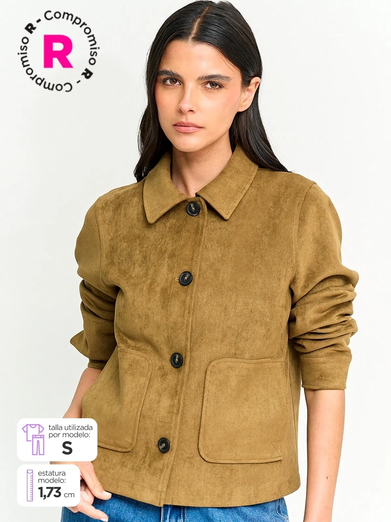 CHAQUETA MUJER MARQUIS EFECTO PIEL - 1