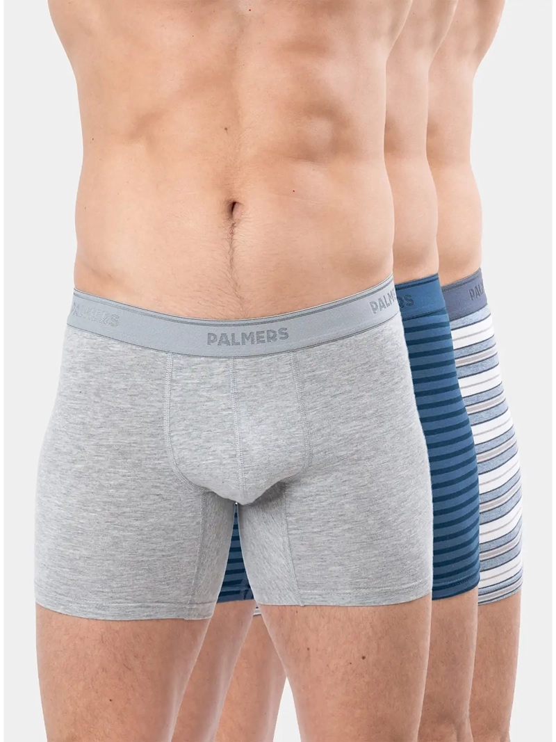 PACK X3 BÓXER HOMBRE PALMERS ALGODÓN MEDIO - 1