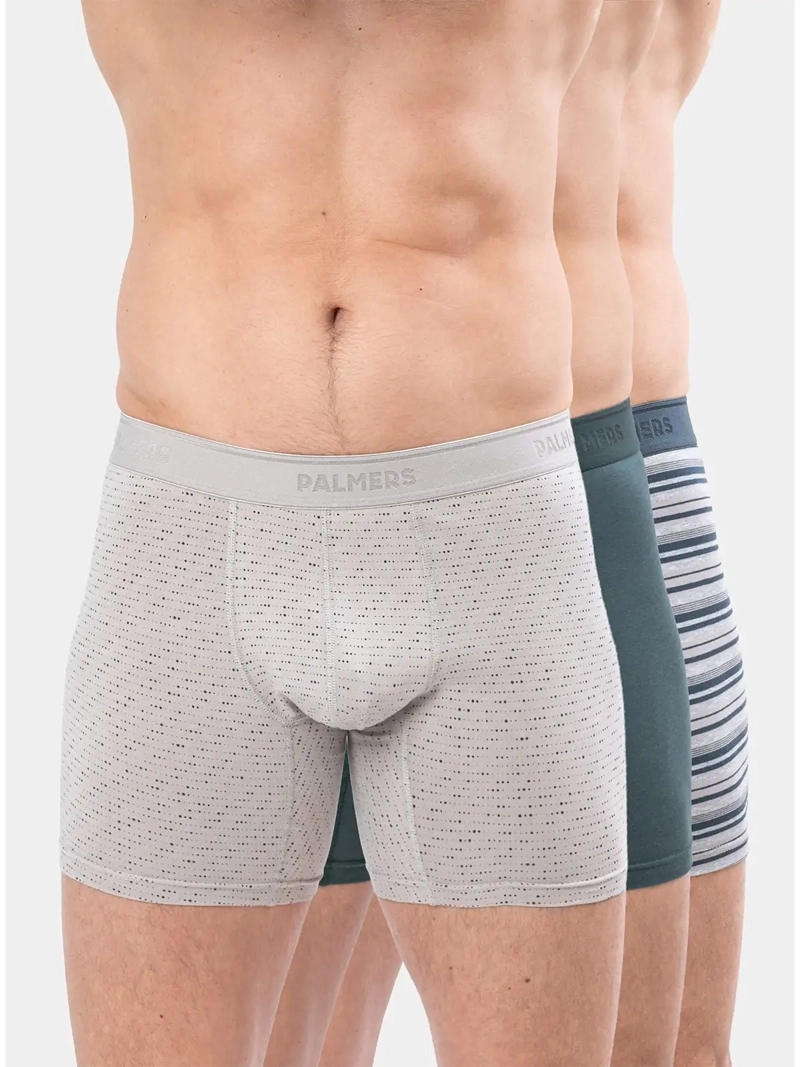 PACK X3 BÓXER HOMBRE PALMERS ALGODÓN MEDIO - 1