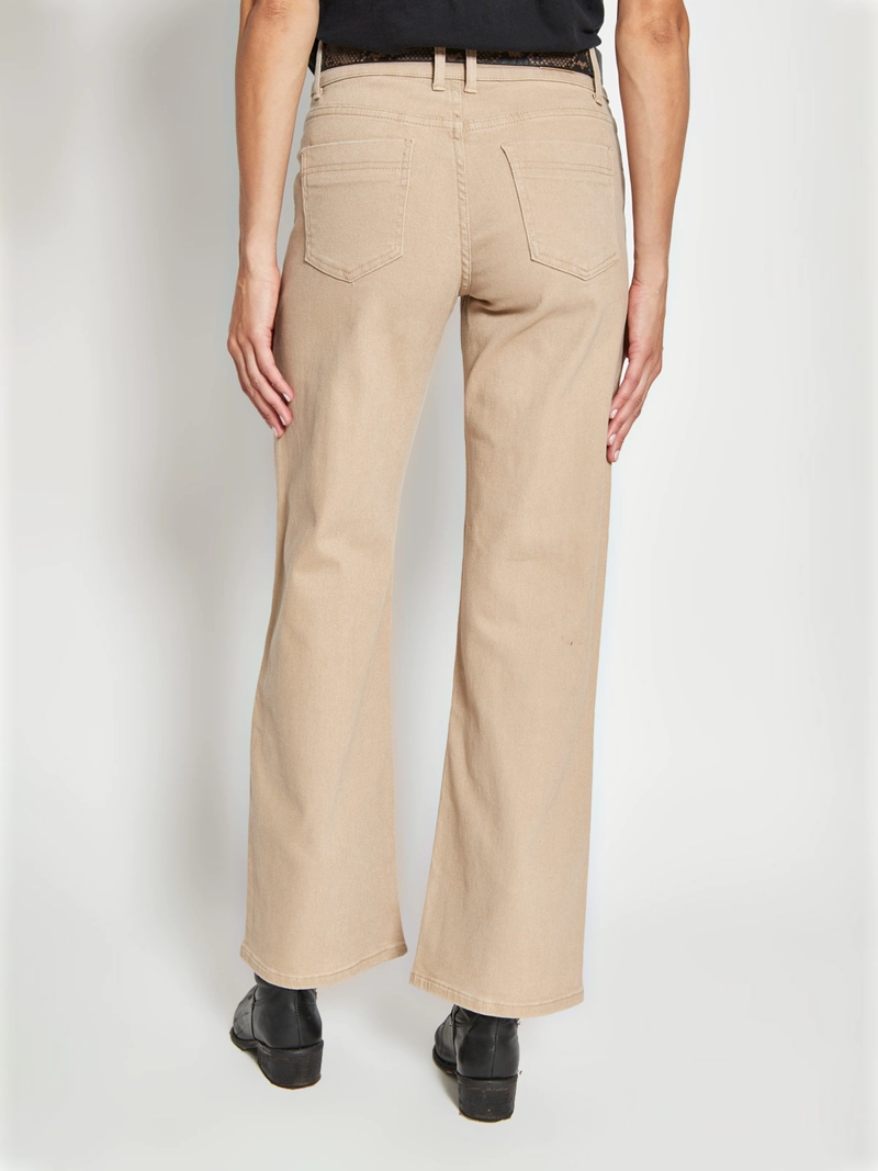 PANTALÓN MUJER TATIENNE ALGODÓN STRAIGHT CINTURÓN SERPIENTE - 3