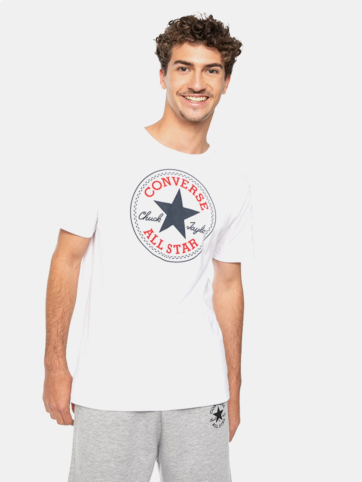 POLERA MANGA CORTA HOMBRE CONVERSE PATCH TEE - 1